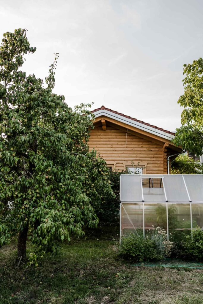 Der Permakulturgarten am Haidhof mit Gewächshaus
